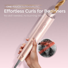 TYMO CurlPro Plus auto curl in action with one-button styling