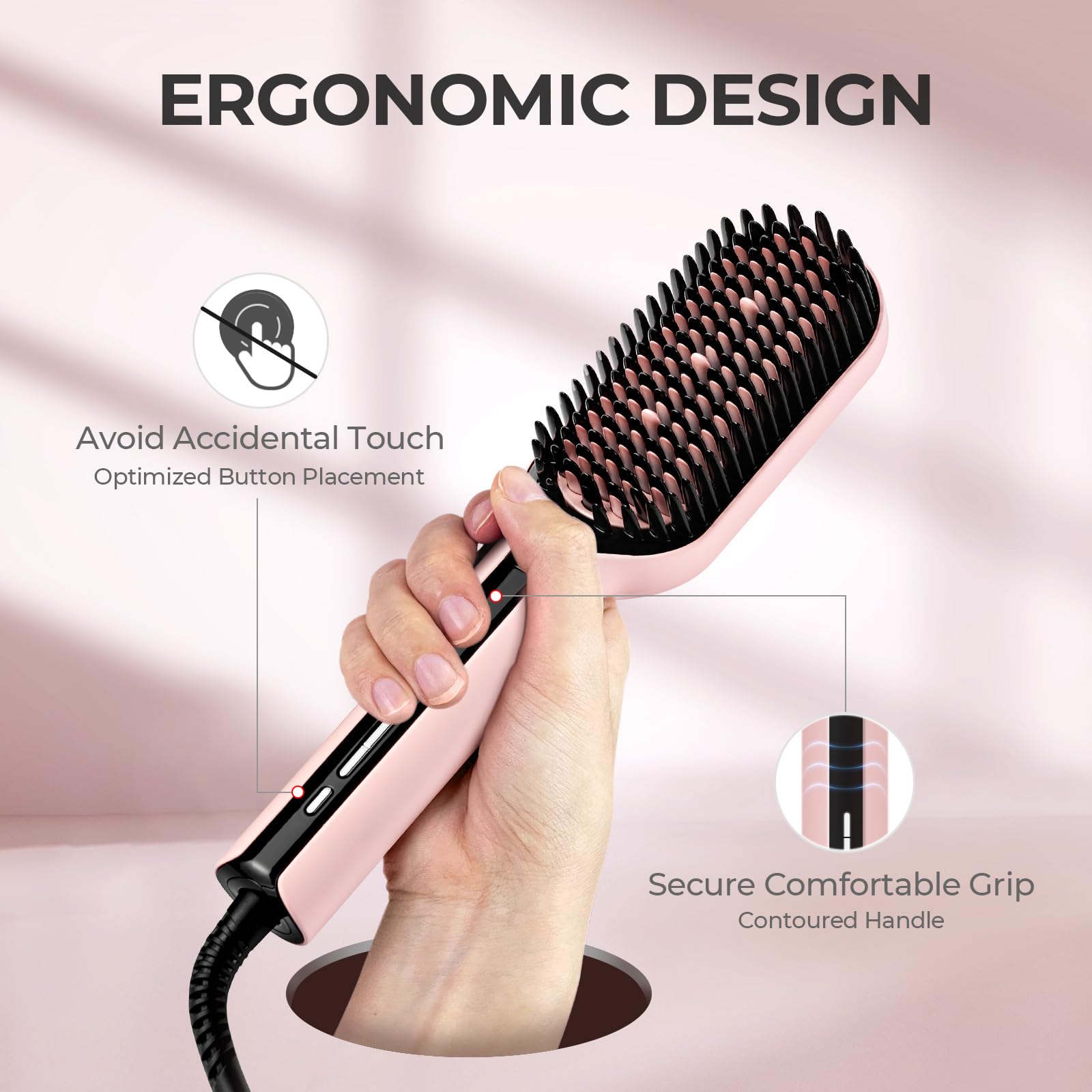 TYMO daily-use tool delivers silky, frizz-free second-day hair.