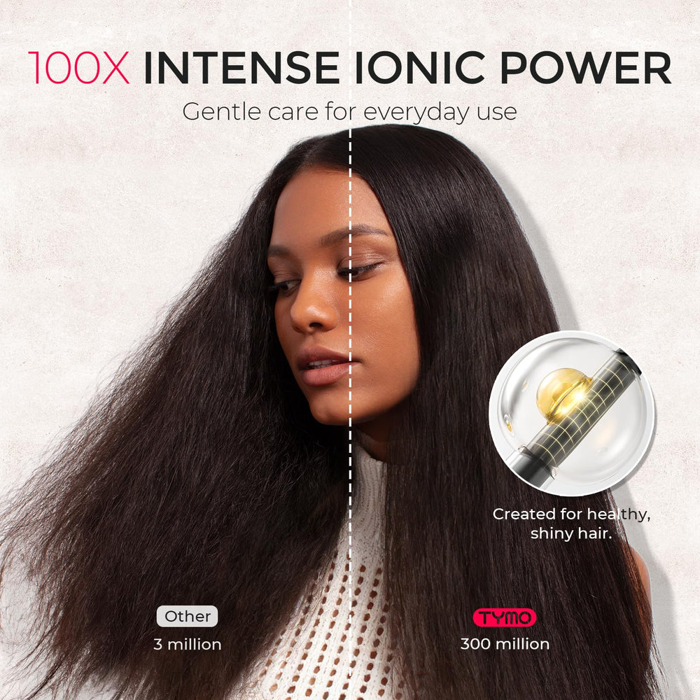 TYMO Diffuser Hair Dryer with comb attachment for fluffy, voluminous blowouts.