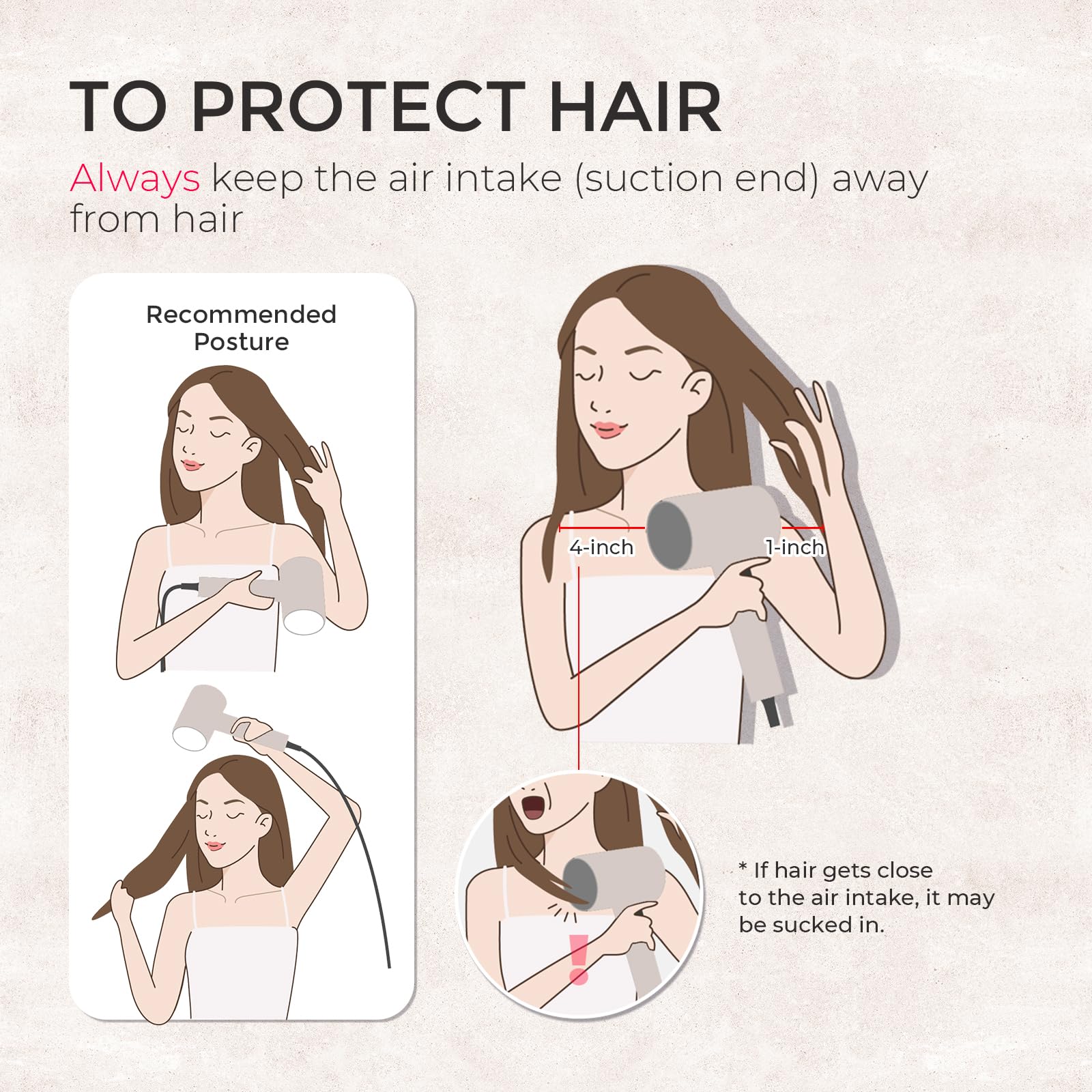 TYMO portable design reduces arm strain during long styling sessions.