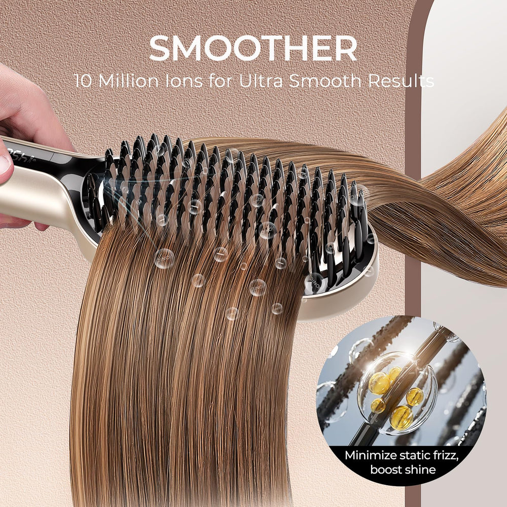 TYMO dual voltage travel-ready feature for styling abroad.