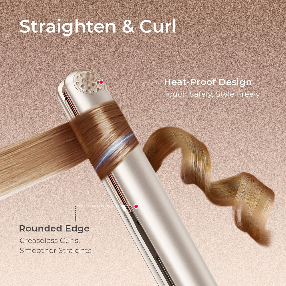 TYMO flat iron universal voltage lets you travel worldwide