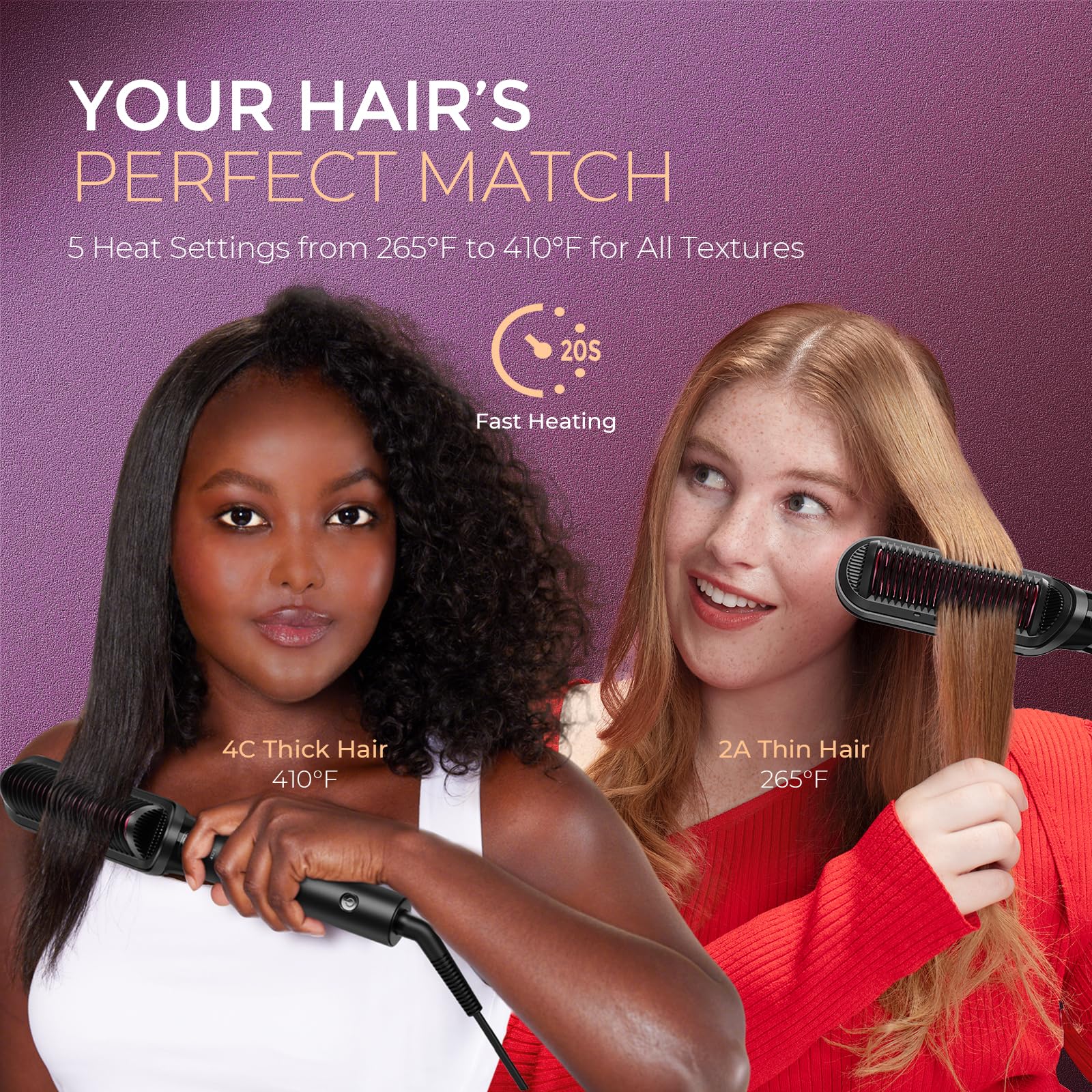 TYMO FLIPRO anti-frizz results with enhanced shine