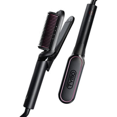 TYMO FLIPRO hero shot shows the 2-in-1 straightener for salon-style results