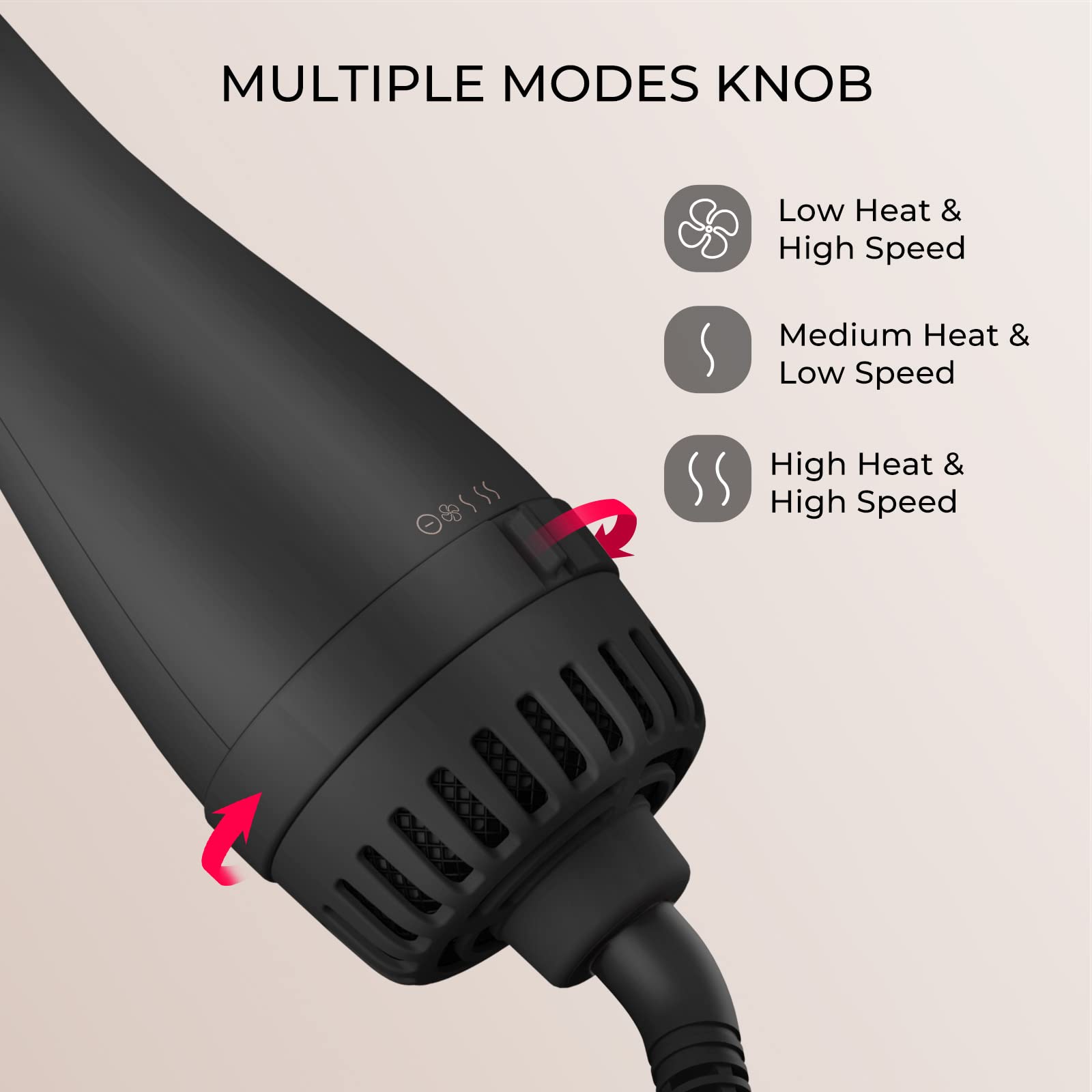 TYMO brush delivering salon-like full-body style in one pass