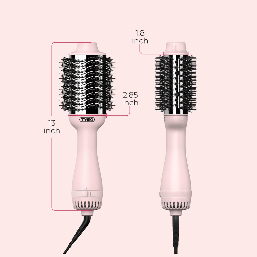 TYMO lightweight, ergonomic design enables comfortable one-step styling
