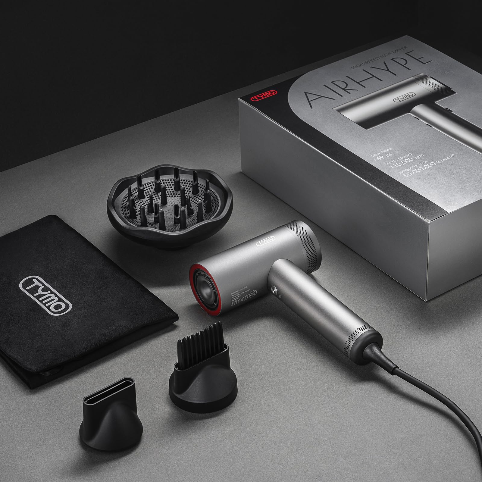 TYMO compact design fits professional and home use comfortably
