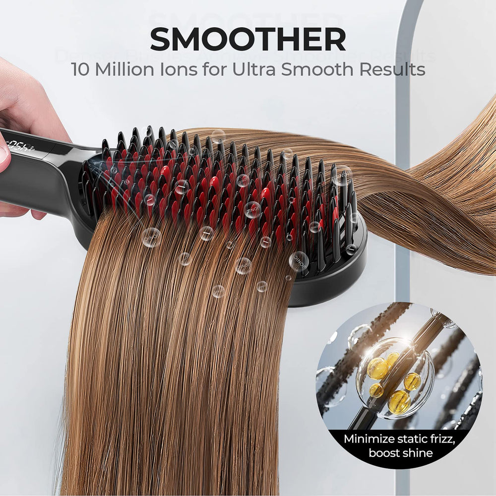 TYMO dual voltage design for safe travel styling anywhere.