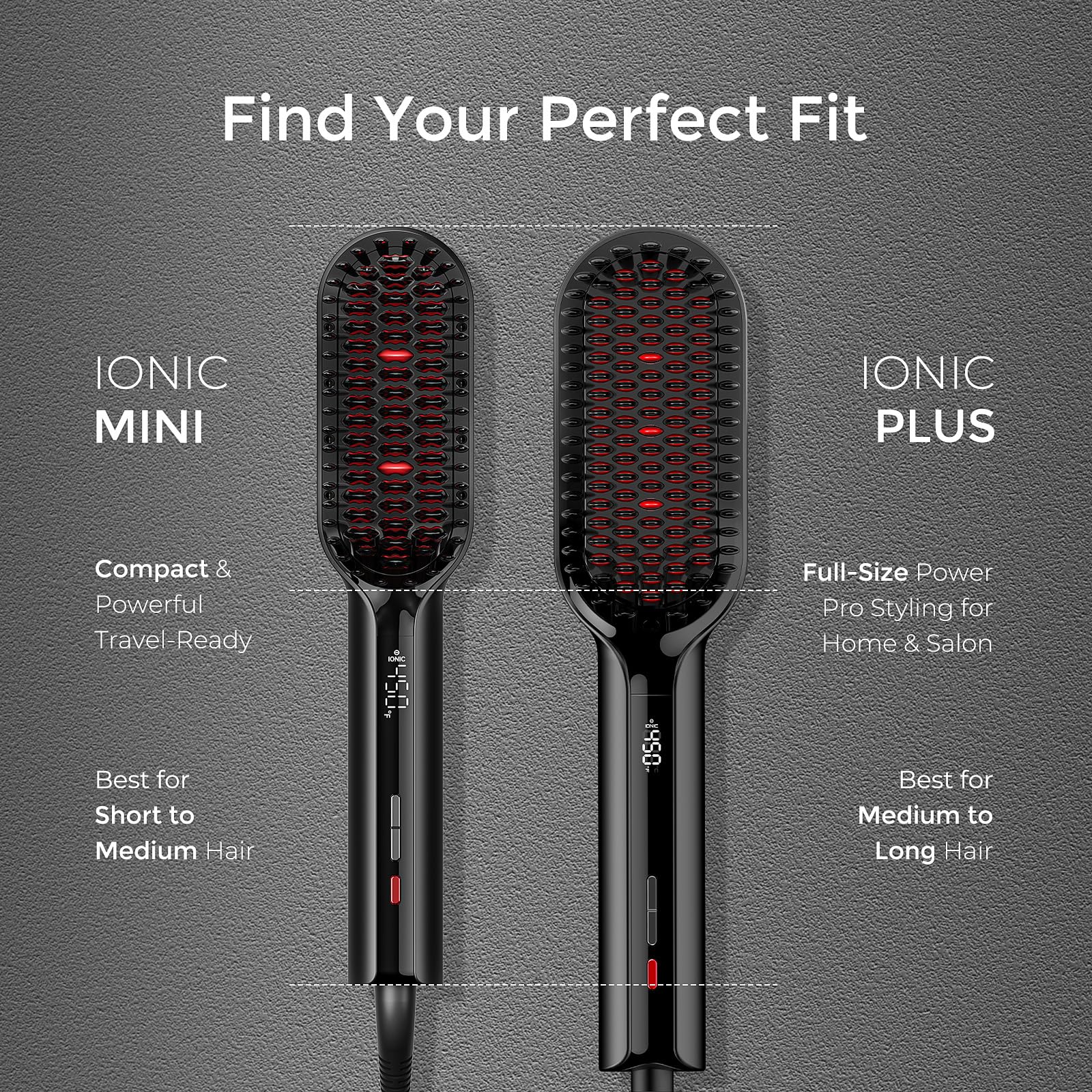 20-second heat-up for quick touch-ups on the go