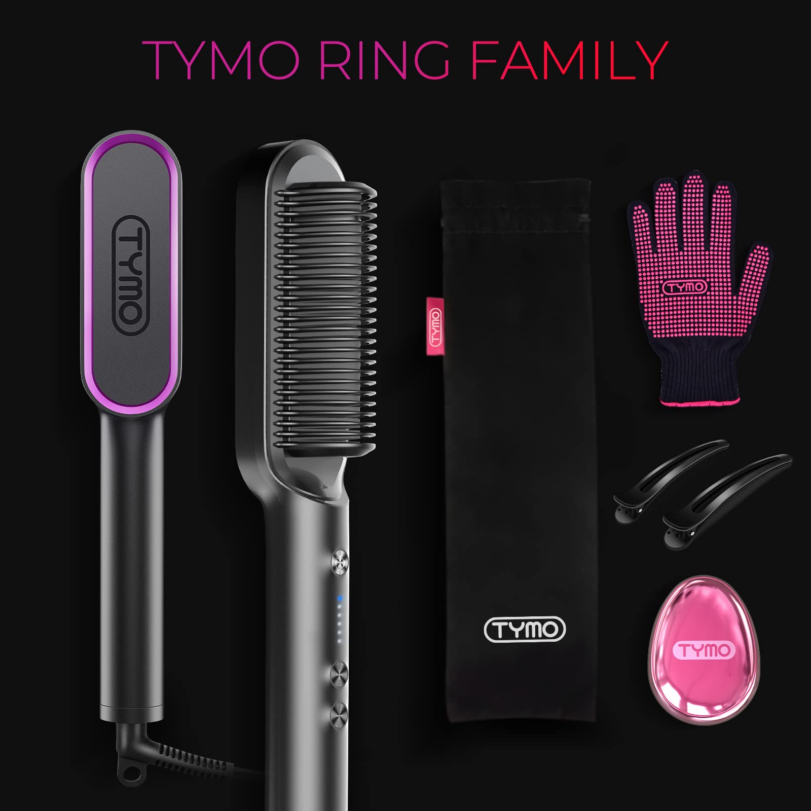 TYMO Ring dual voltage travel-friendly design for worldwide styling