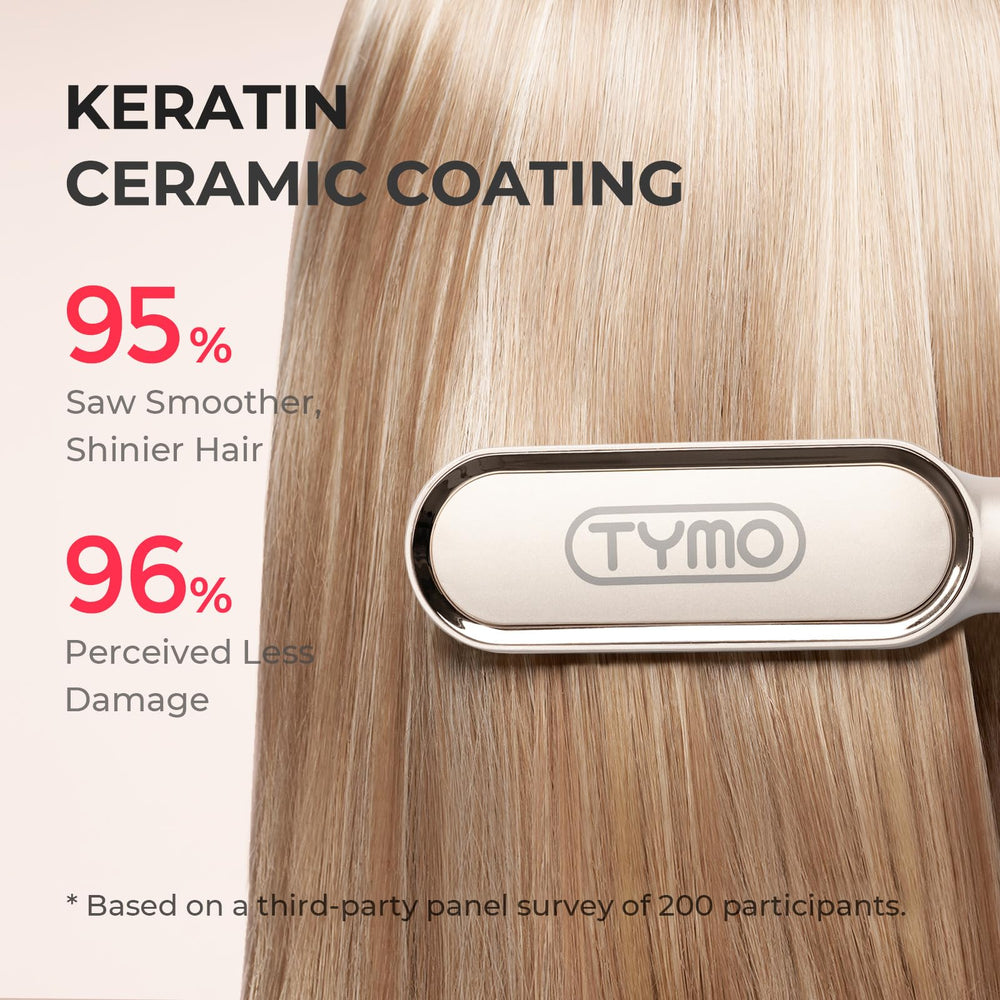 TYMO Ring heat-up speed of 20 seconds to 350°F for fast styling readiness.