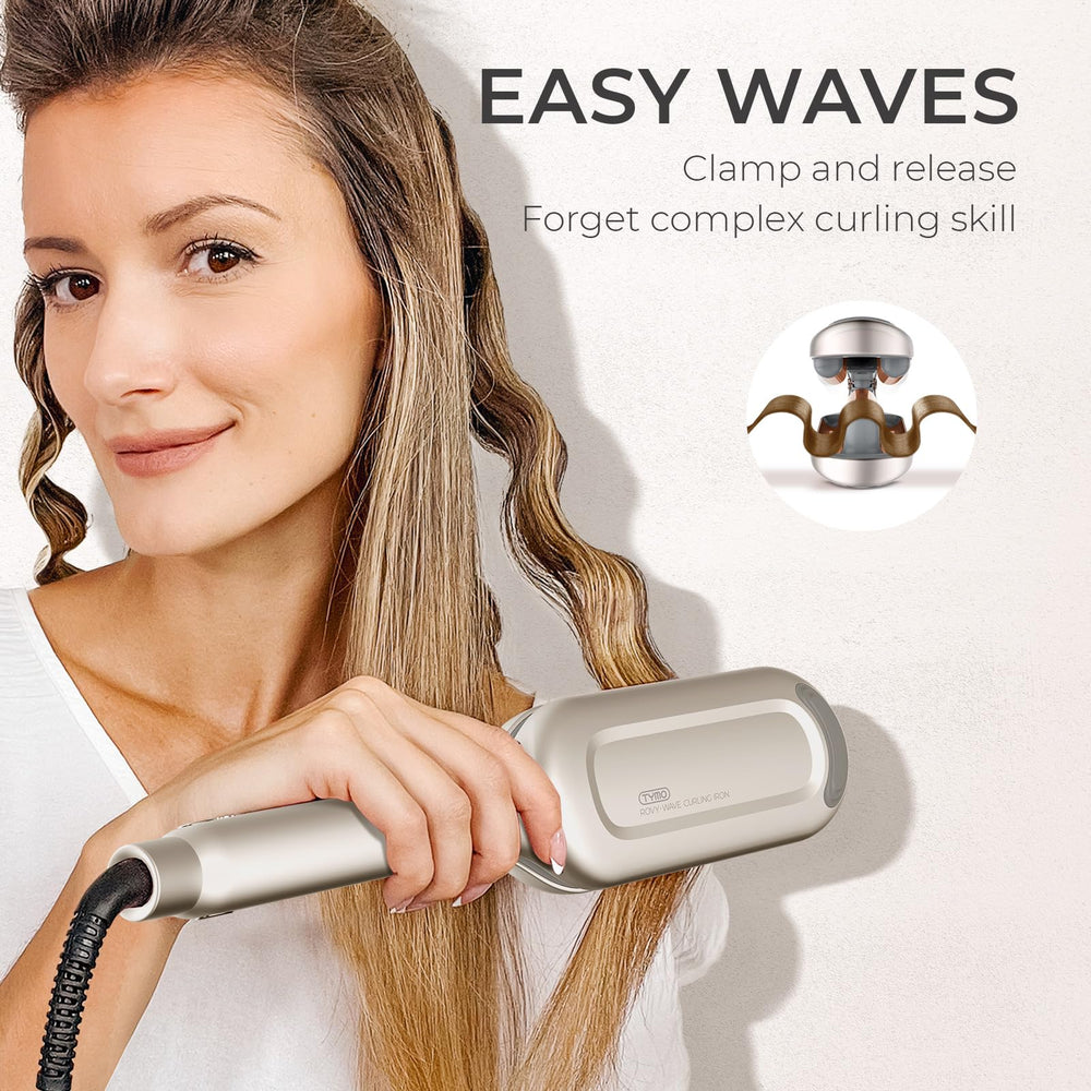 TYMO ROVY 3-barrel ceramic core for smooth, lasting beach waves.