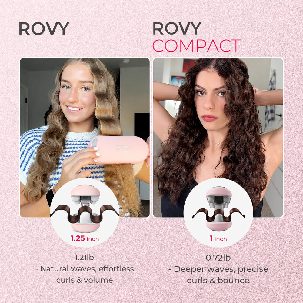 TYMO ROVY ceramic-tourmaline coating protects hair while delivering smooth waves.