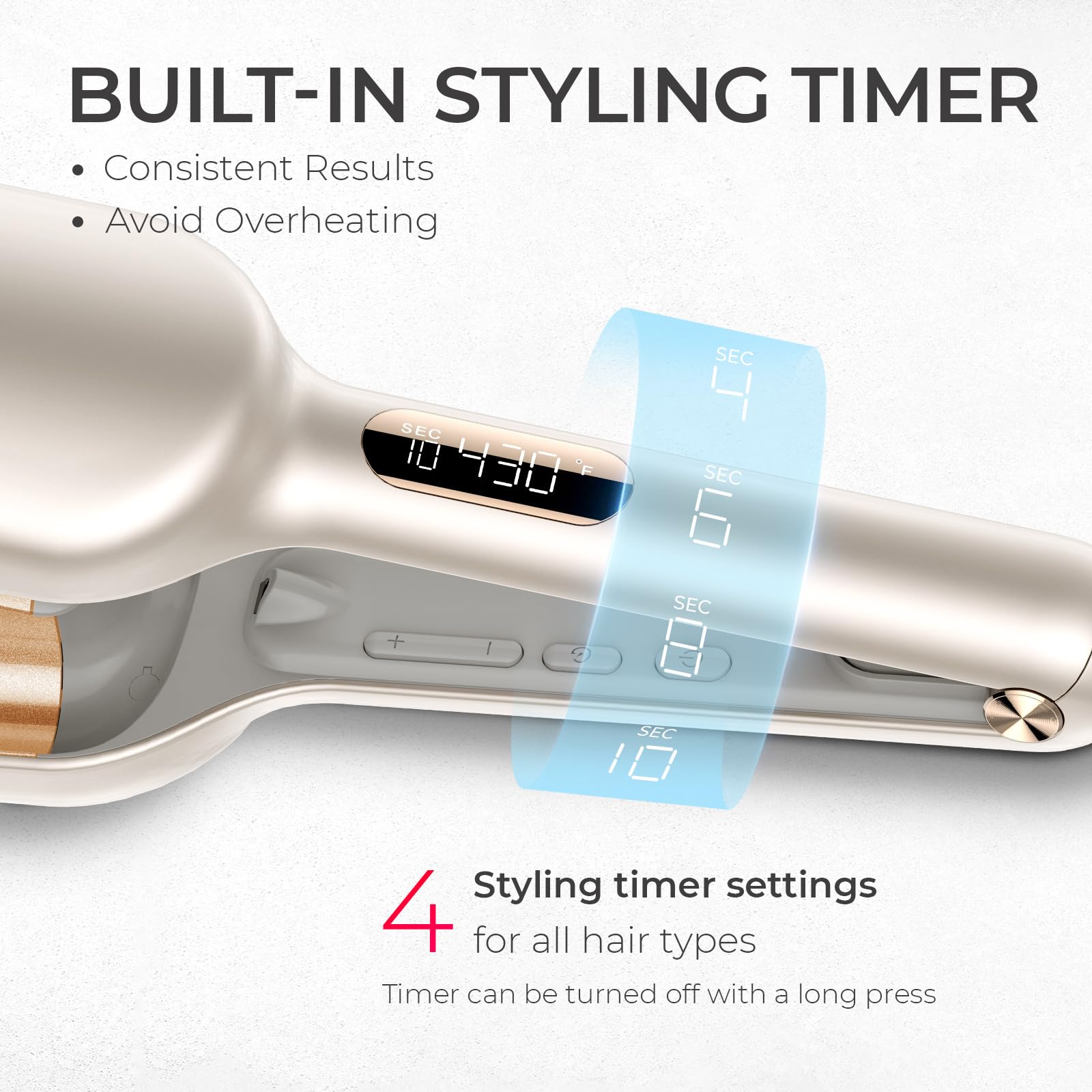 TYMO ROVY dual voltage styling for worldwide use.