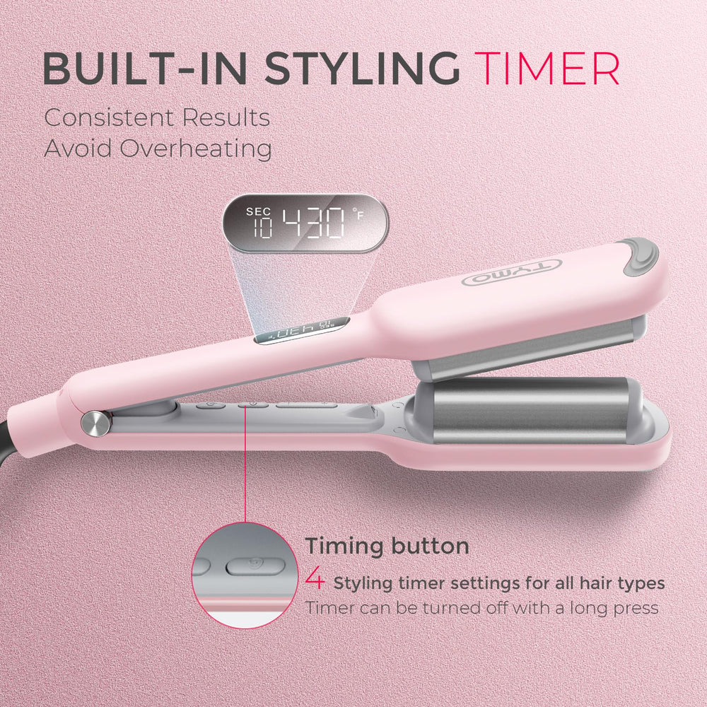 TYMO ROVY fast-heat technology reaches desired temperature quickly.
