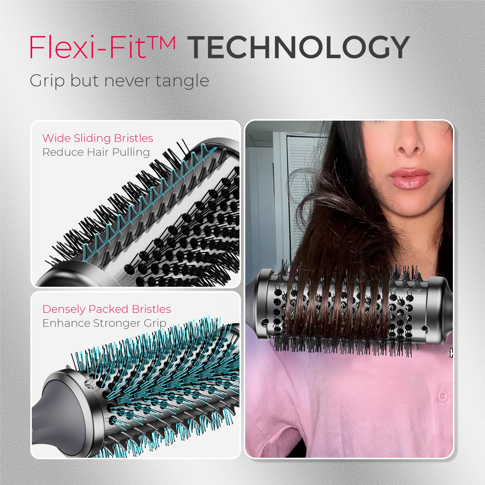 TYMO Stylux ceramic barrel delivers shine while minimizing frizz and heat damage.