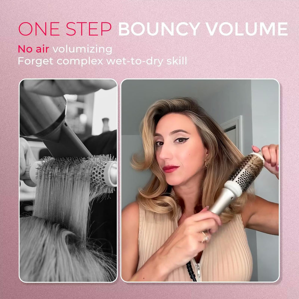 TYMO Stylux Flexi-Fit bristles reduce tugging for comfortable glide.