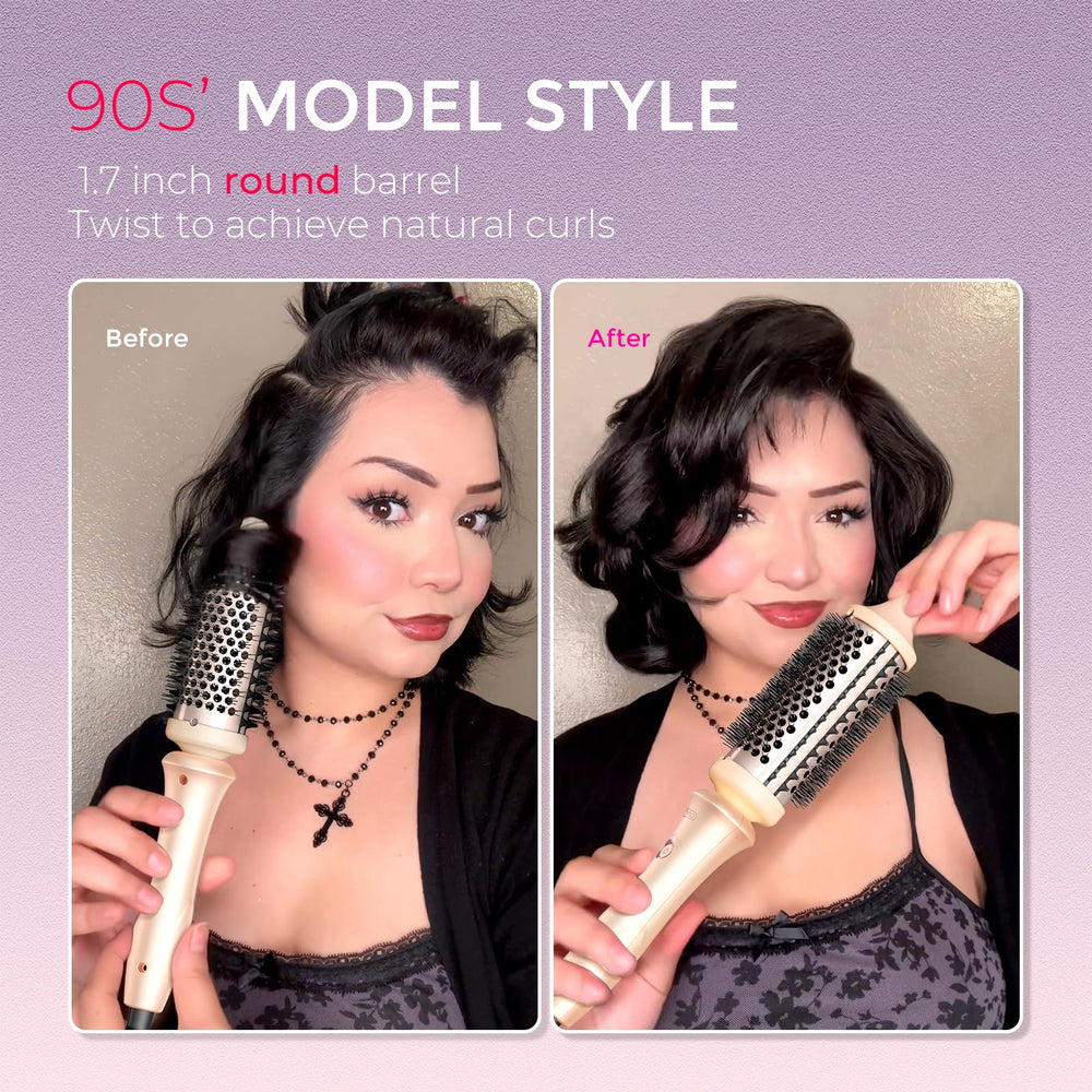 TYMO STYLUX frizz-control glow closeup highlights shine after use