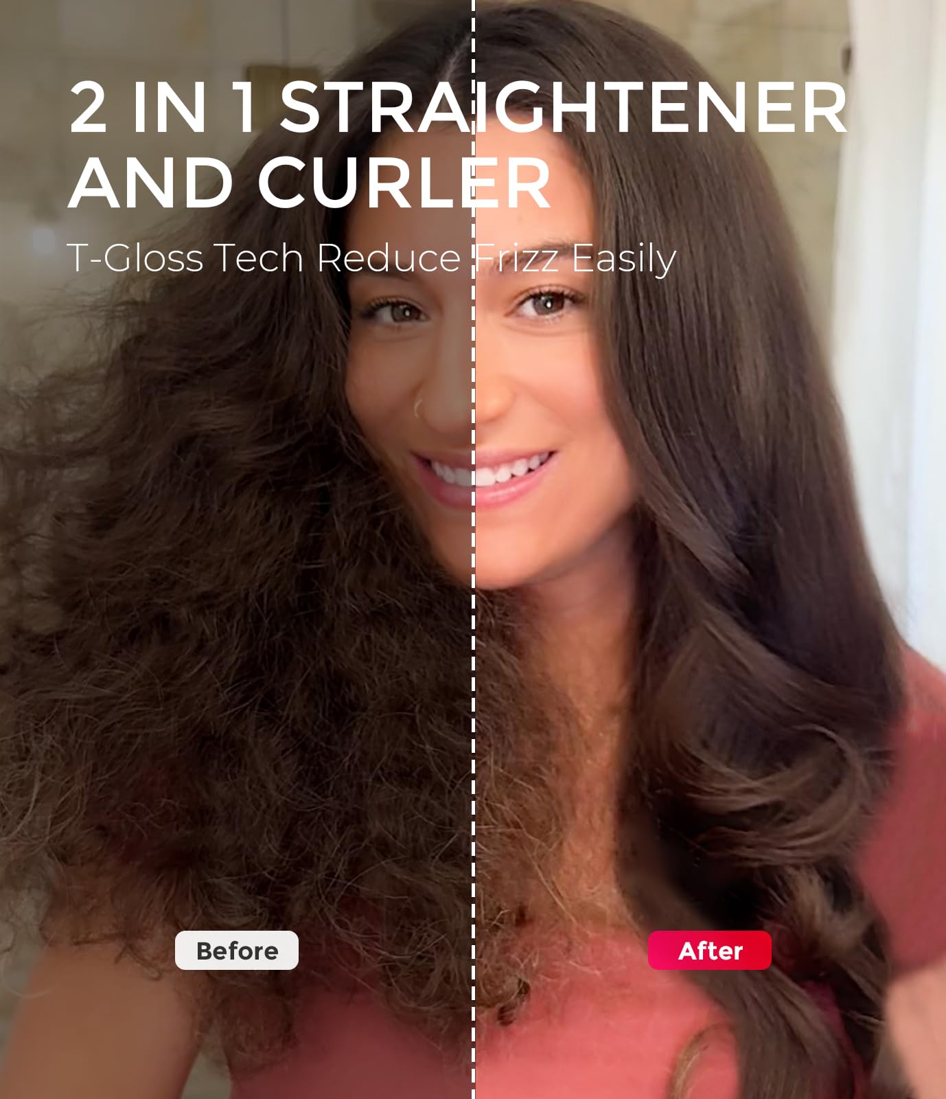 TYMO Stylux temperature memory ensures consistent heat during styling.