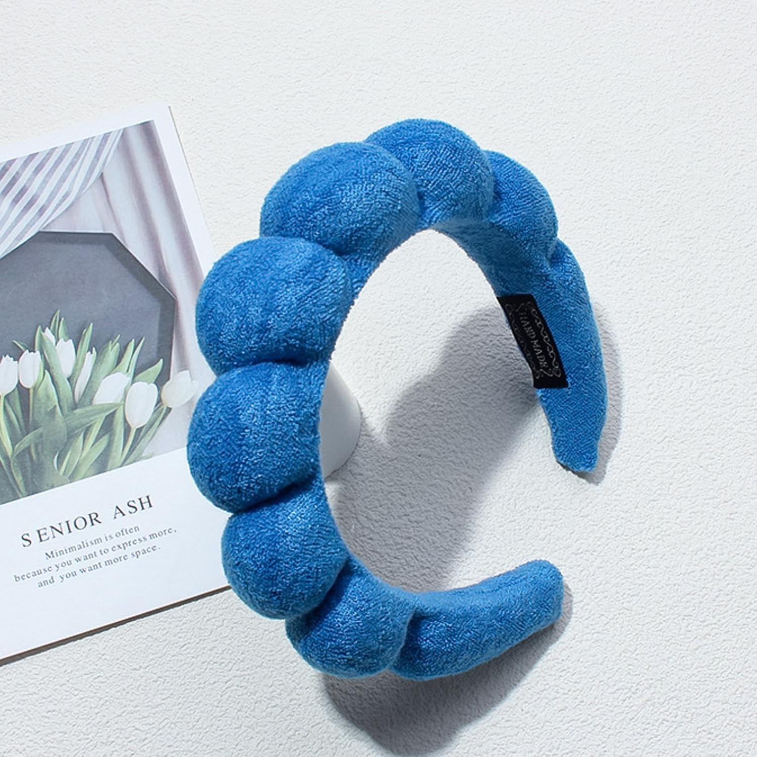 TYSSELY face wash headband made of absorbent terry cloth to soak up water