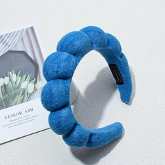 TYSSELY face wash headband made of absorbent terry cloth to soak up water