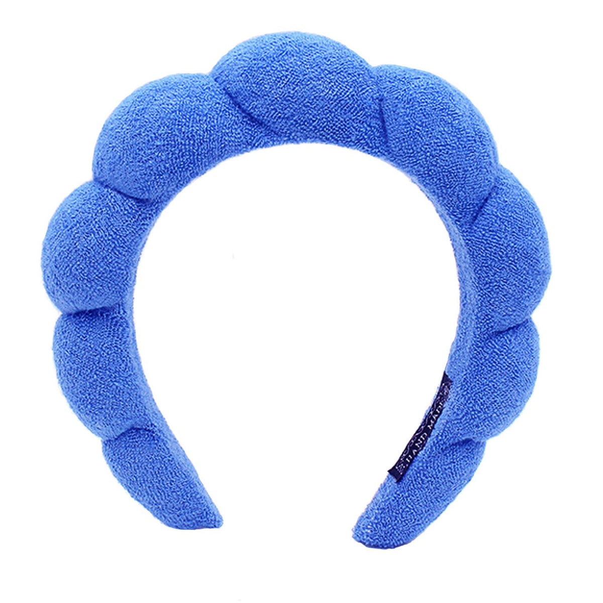 TYSSELY spa headband with flower design keeps hair dry during cleansing