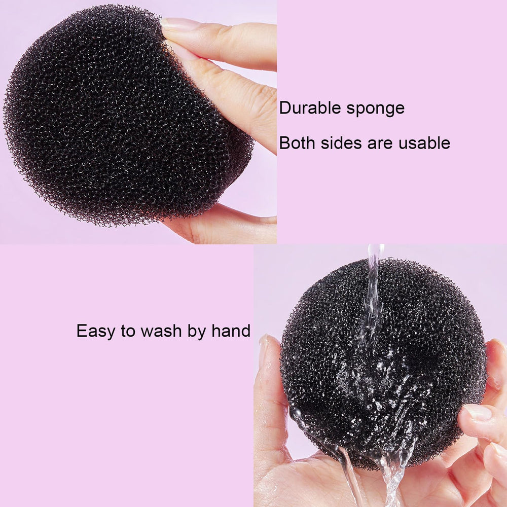 Tyssely two-pack sponge set designed for home or travel makeup routines.