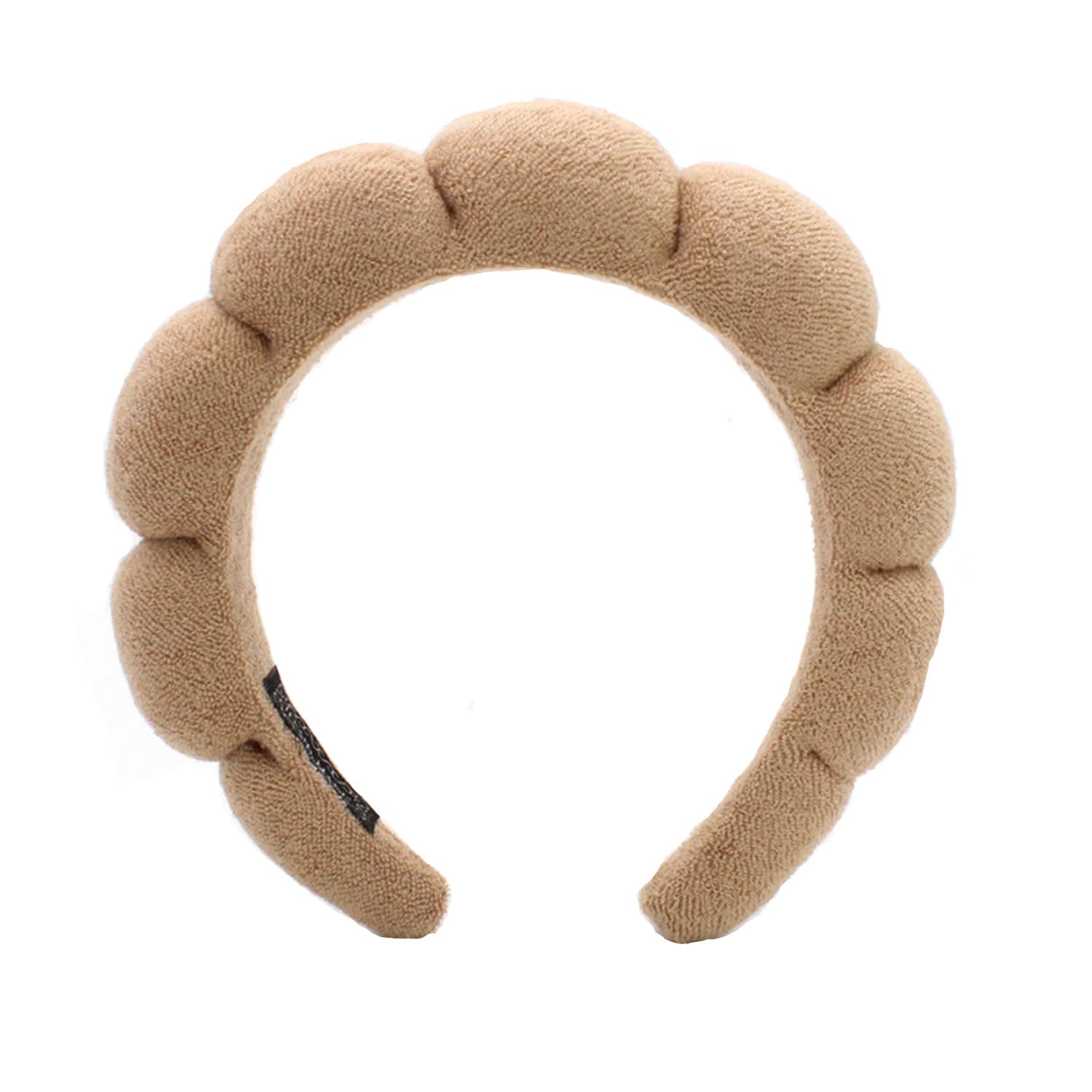 TYSSELY spa headband with flower-cloud design, soft and comfortable for skincare.