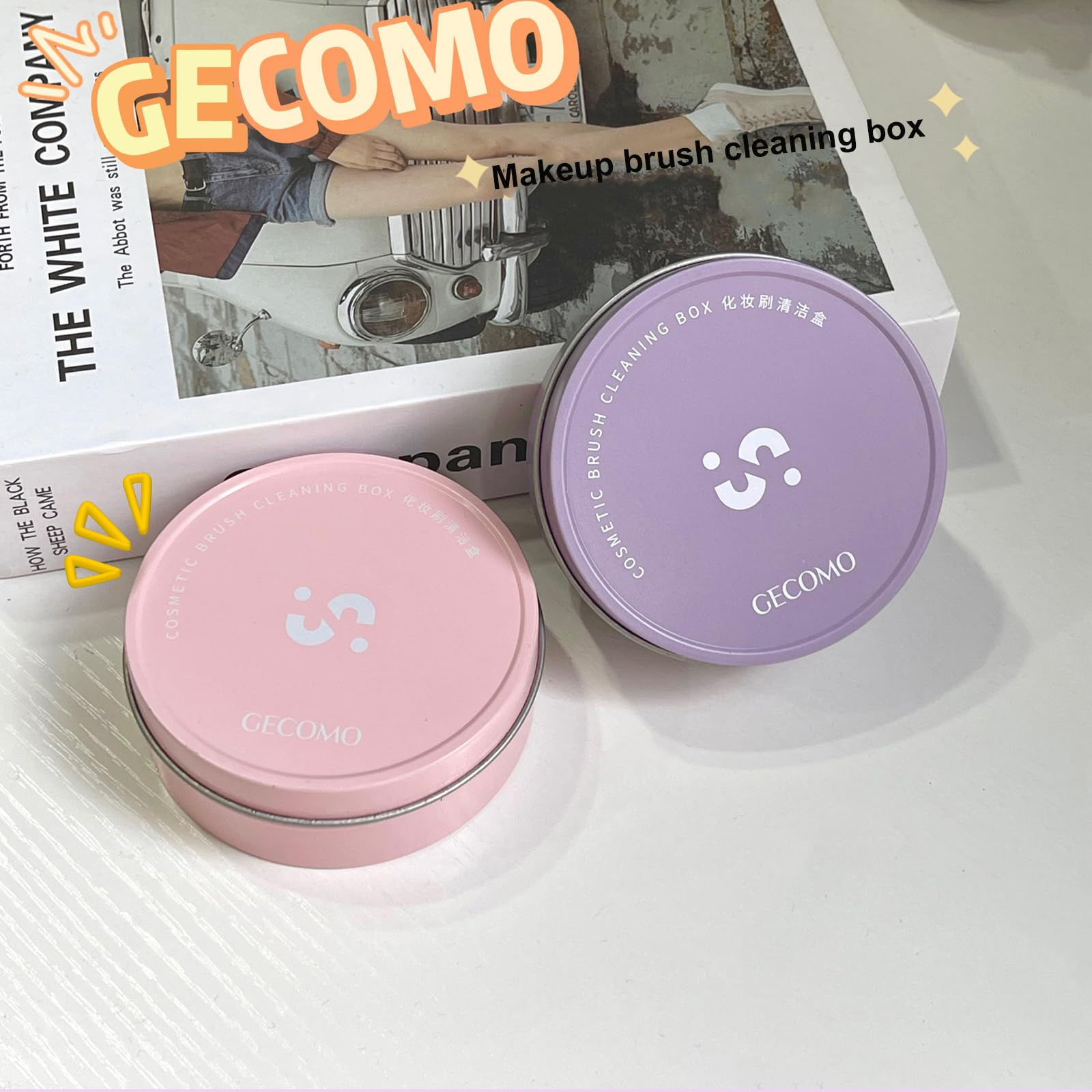 Tyssely two-pack makeup brush cleaner for efficient color change and cleanup.
