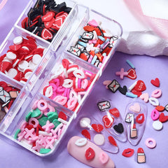 Tyuimhx diseños de uñas 3D en arcilla: variedad de formas