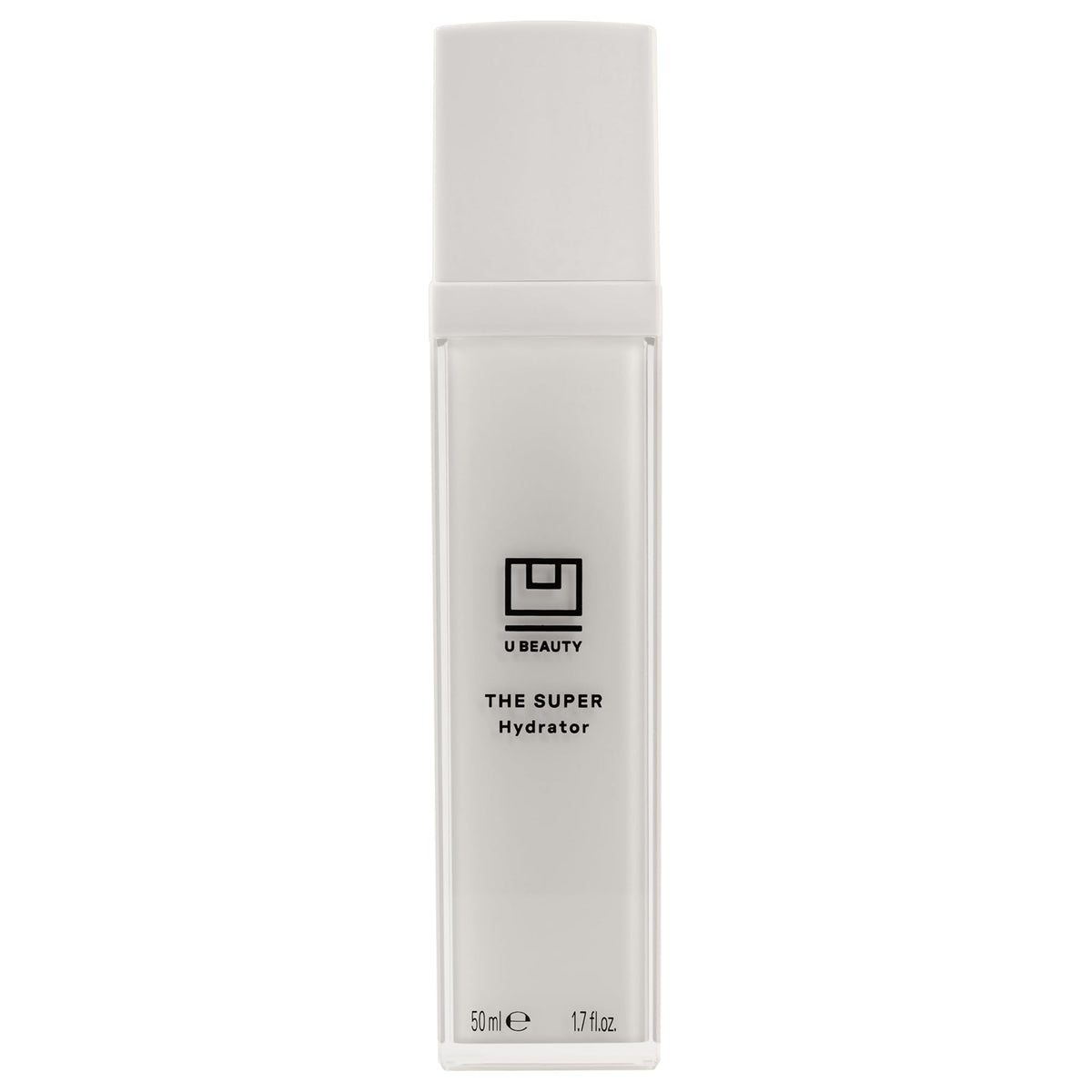 U Beauty The SUPER Hydrator cream jar close-up showing mega-dose hydration benefits