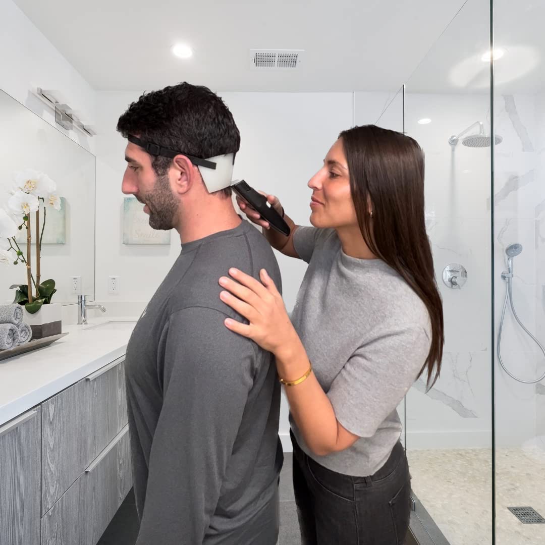 U EdgUp 2.0 hands-free-grip-system stays in place during trimming