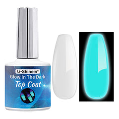 U-Shinein glow top coat blue packaging ready to glow at night