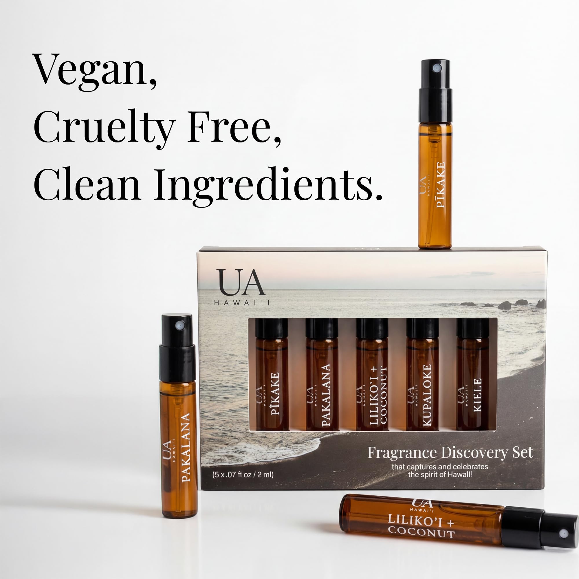 Ua Body packaging with paper wrap, eco-friendly and planet-conscious.