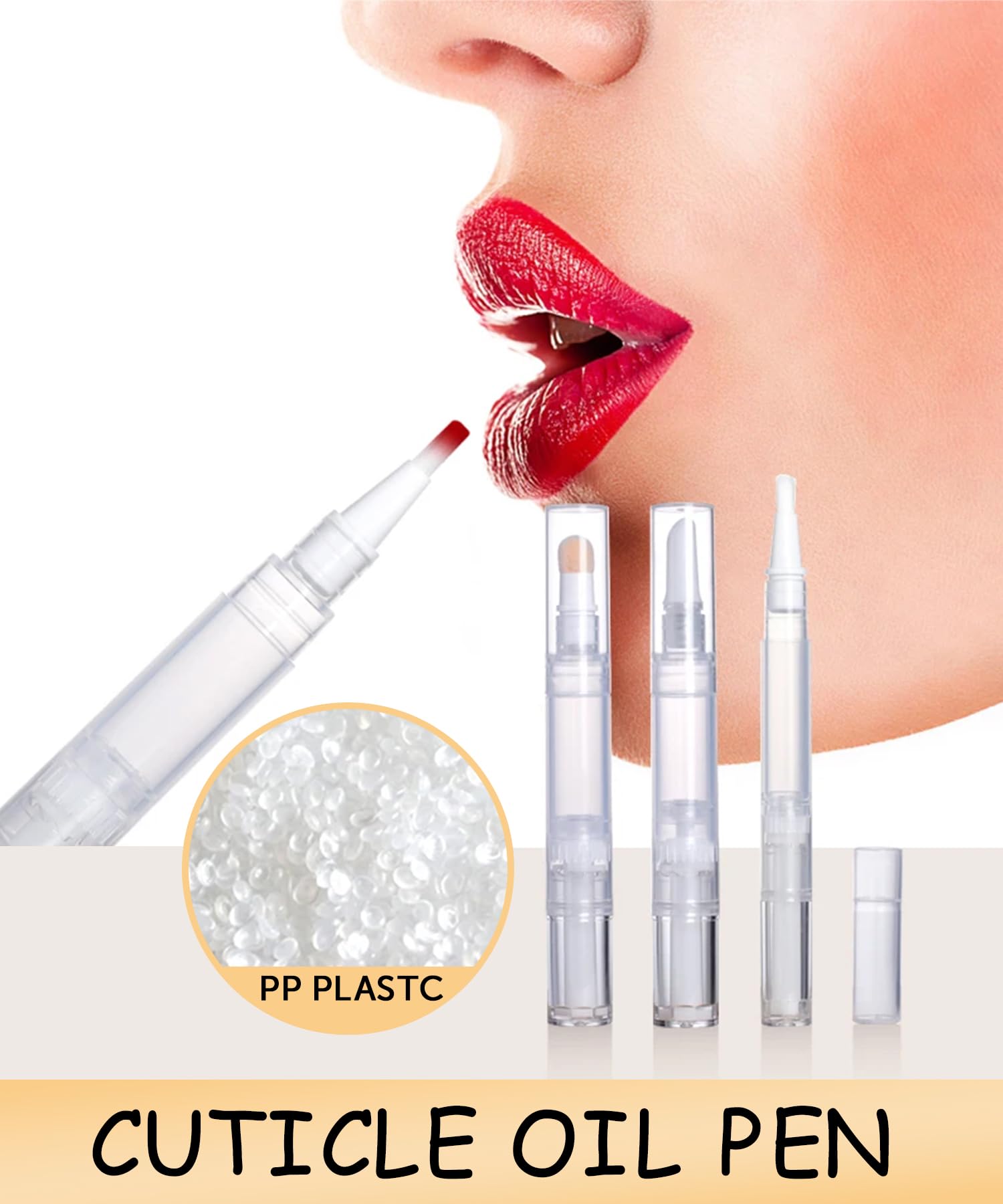 uadbau aplicador rellenable, uso versátil para labial, esmalte y suero.