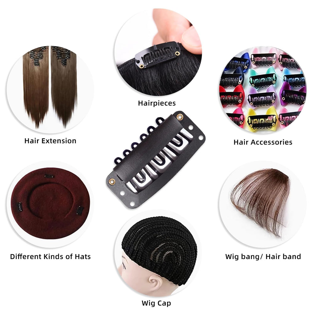 uadbau easy installation wig clips for versatile styling