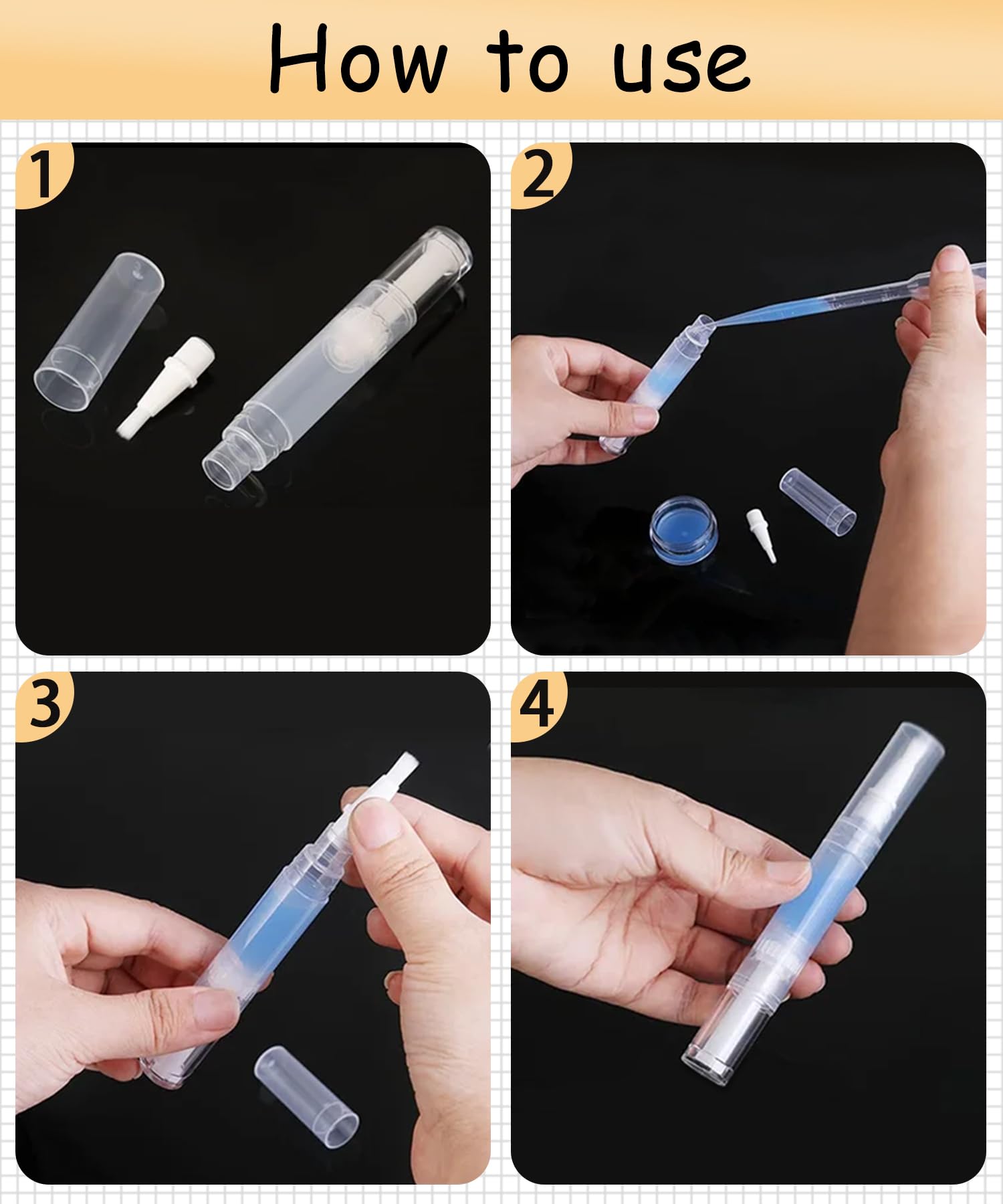 uadbau envase desechable higiénico, uso único recomendado.