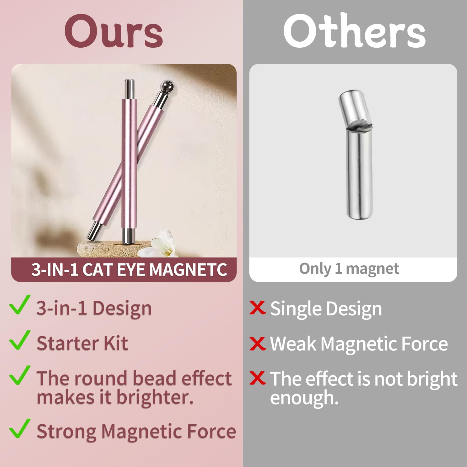 Uadbau heart magnet tool creates heart-shaped cat eye accents.