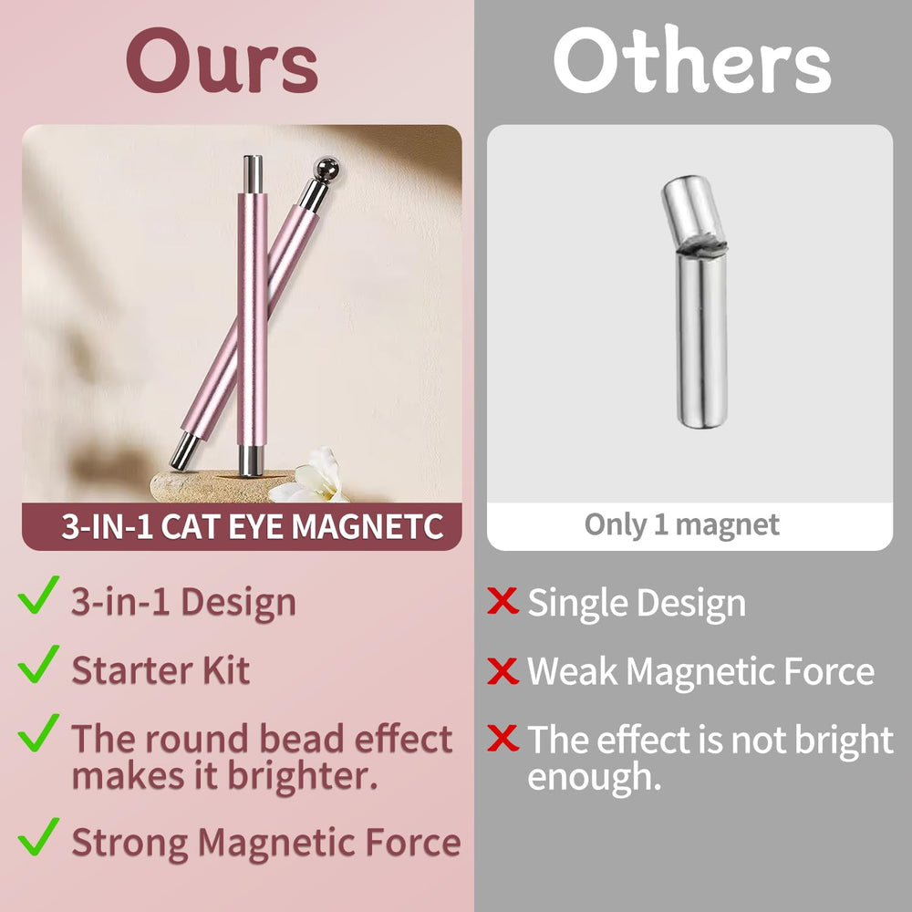 Uadbau heart magnet tool creates heart-shaped cat eye accents.