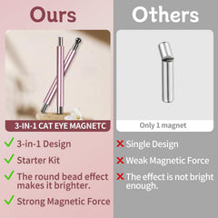Uadbau heart magnet tool creates heart-shaped cat eye accents.