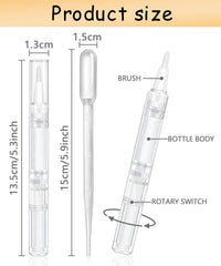 uadbau pipetas de transferencia, dosificación precisa para líquidos cosméticos.