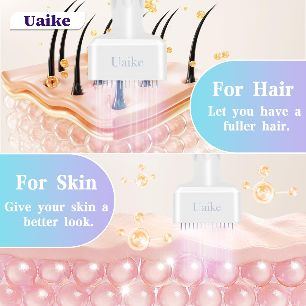 Uaike Derma Stamp beard care tool for clean at-home grooming.
