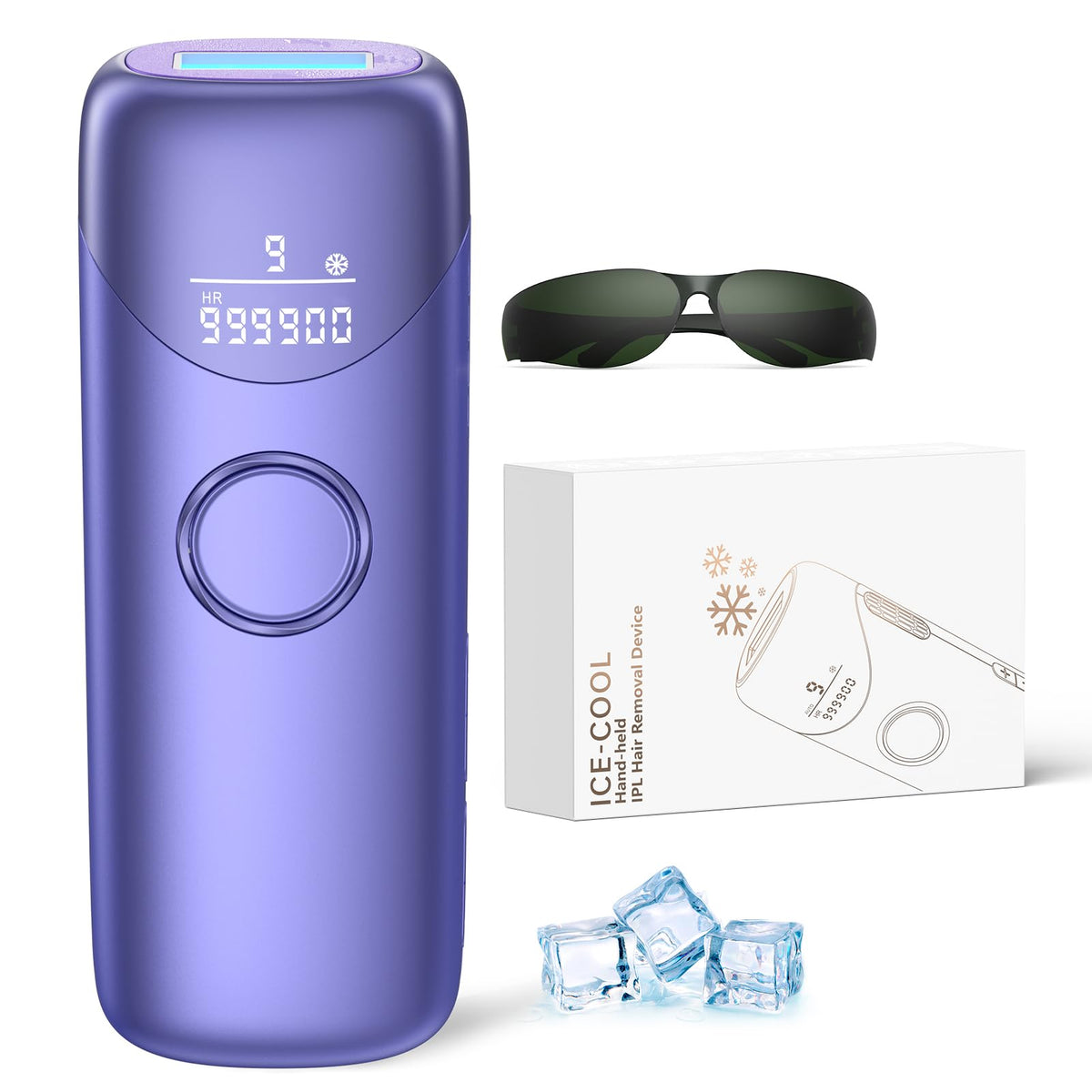 Ubroo laser hair removal device front view for full-body use