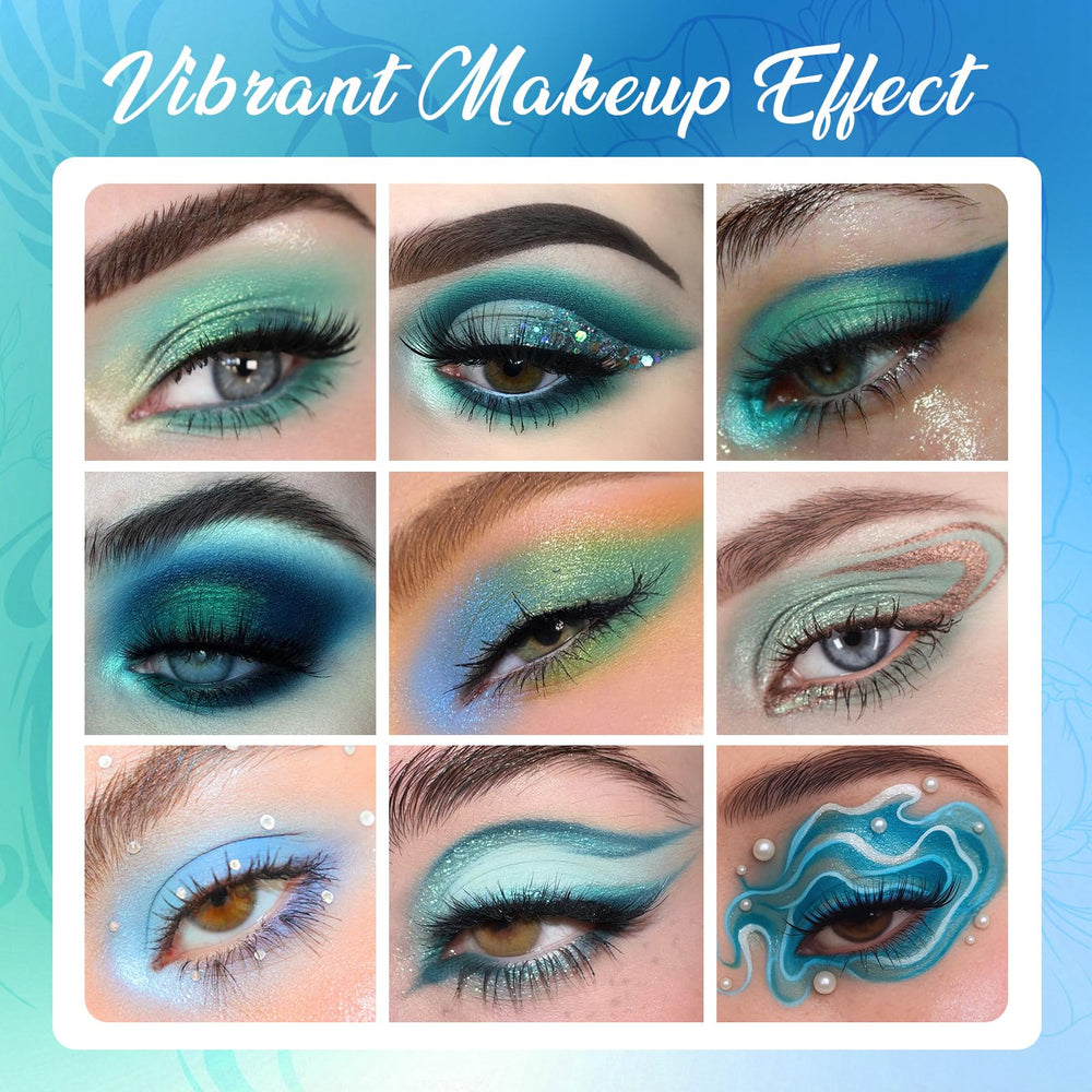 UCANBE 15-color palette metallics on edge highlight multi-dimensional finish.