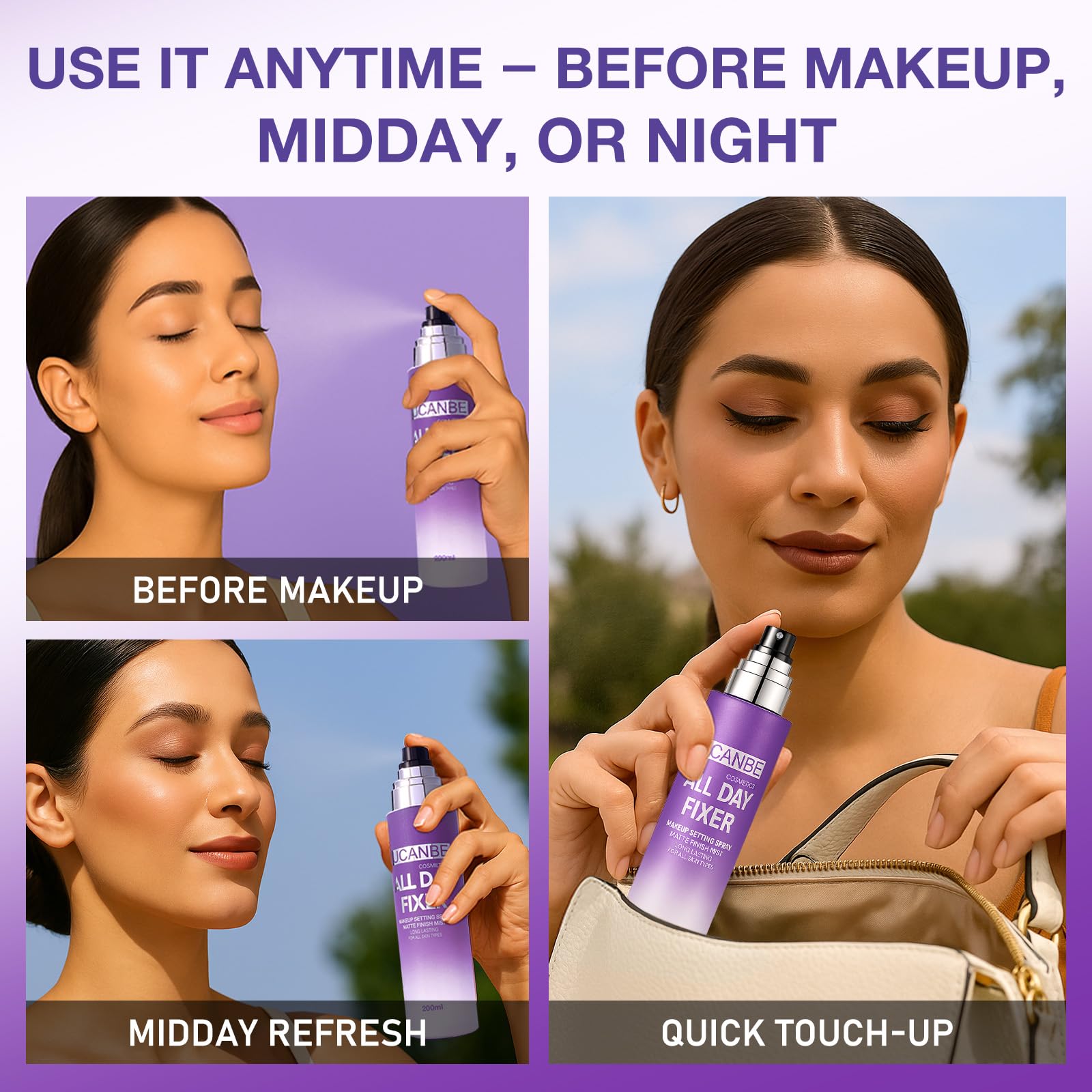 UCANBE aplicación con esponja para un acabado natural