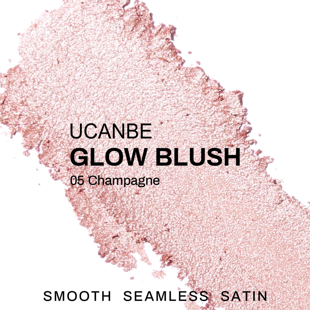 Con UCANBE Baked Blush 05 Champagne, realza rasgos con brillo sutil