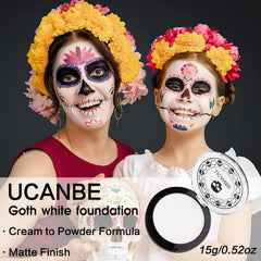 UCANBE Goth White: aplicación con pincel para lograr líneas precisas.