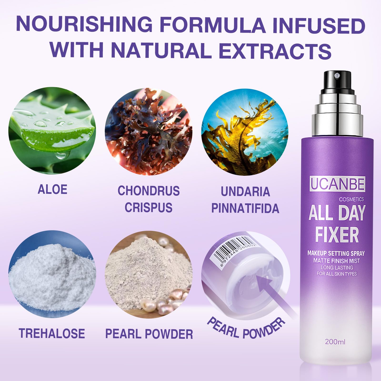 UCANBE control de aceite que mantiene el look sin brillos
