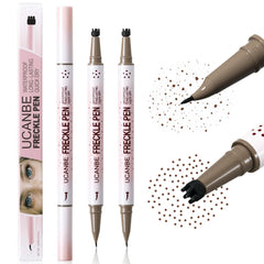 UCANBE: doble punta y estampa para pecas; precisión para un look natural.