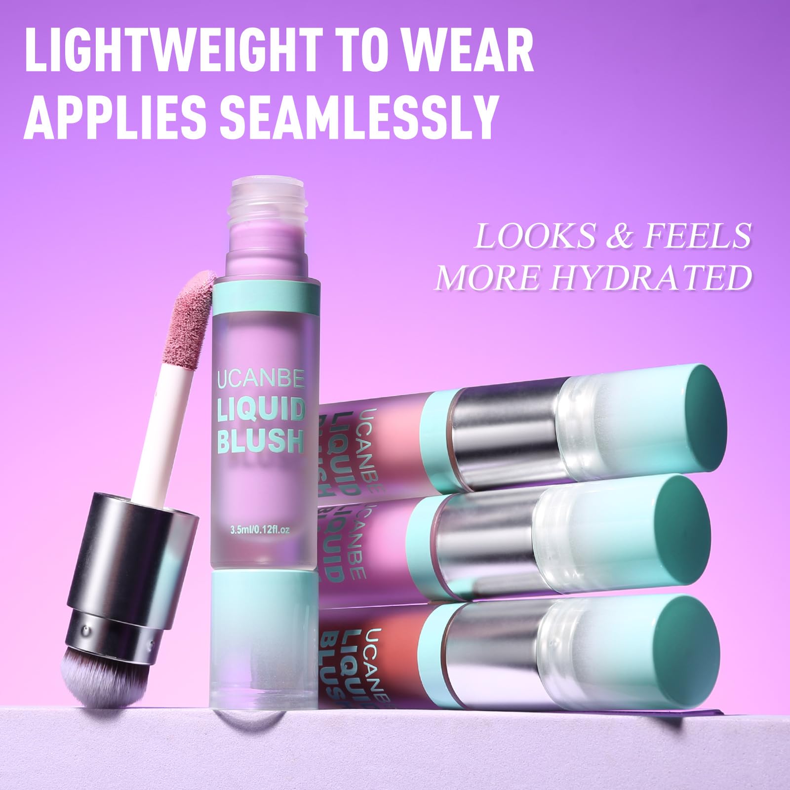 UCANBE Travel-cap design keeps your makeup bag clean.